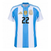 Camisa de time de futebol Argentina Lautaro Martinez #22 Replicas 1º Equipamento Copa America 2024 Manga Curta